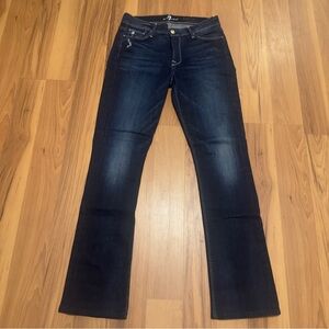7 For All Mankind Midnight Blue Boot Cut Jeans